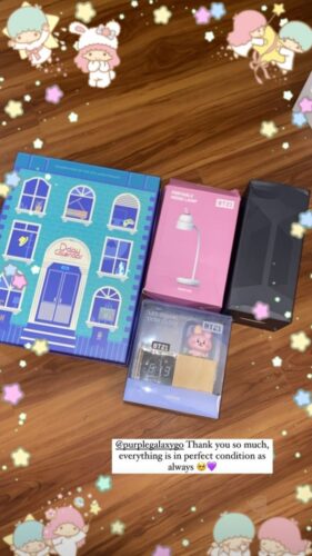 [Private Order] BT21 Baby Cooky Portable Lamp & LED Clock photo review