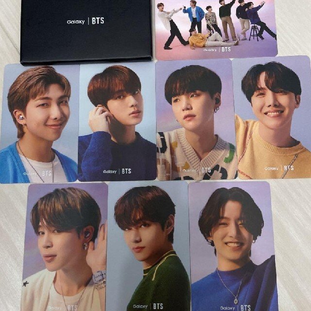 BTS Samsung Galaxy Official Photocards - Purple Galaxy Store