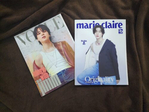 SUGA-Marie Claire May 2023 Cover [Pre-Order] photo review